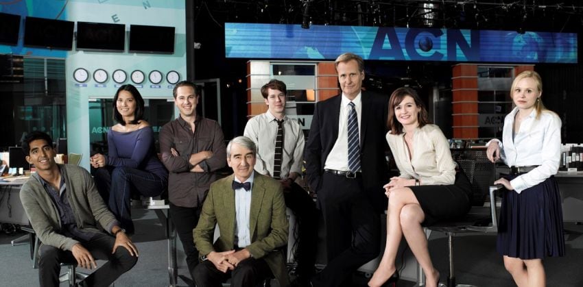 
The Newsroom. Con tres temporadas, es una de las series más sagaces que tiene como protagonistas a periodistas. 
