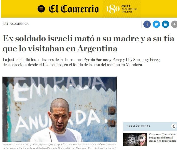 
    Captura / El Comercio de Perú
   