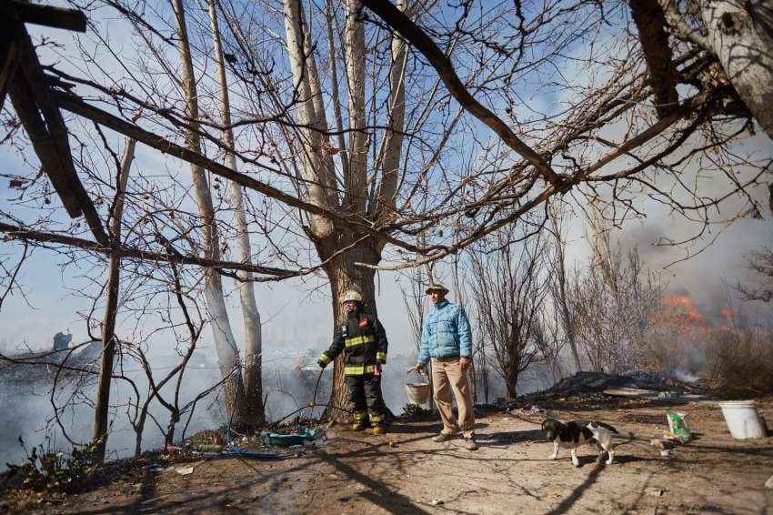 
Los vecinos se asustaron al ver el fuego  | Gentileza Marcelo Aguilar
   