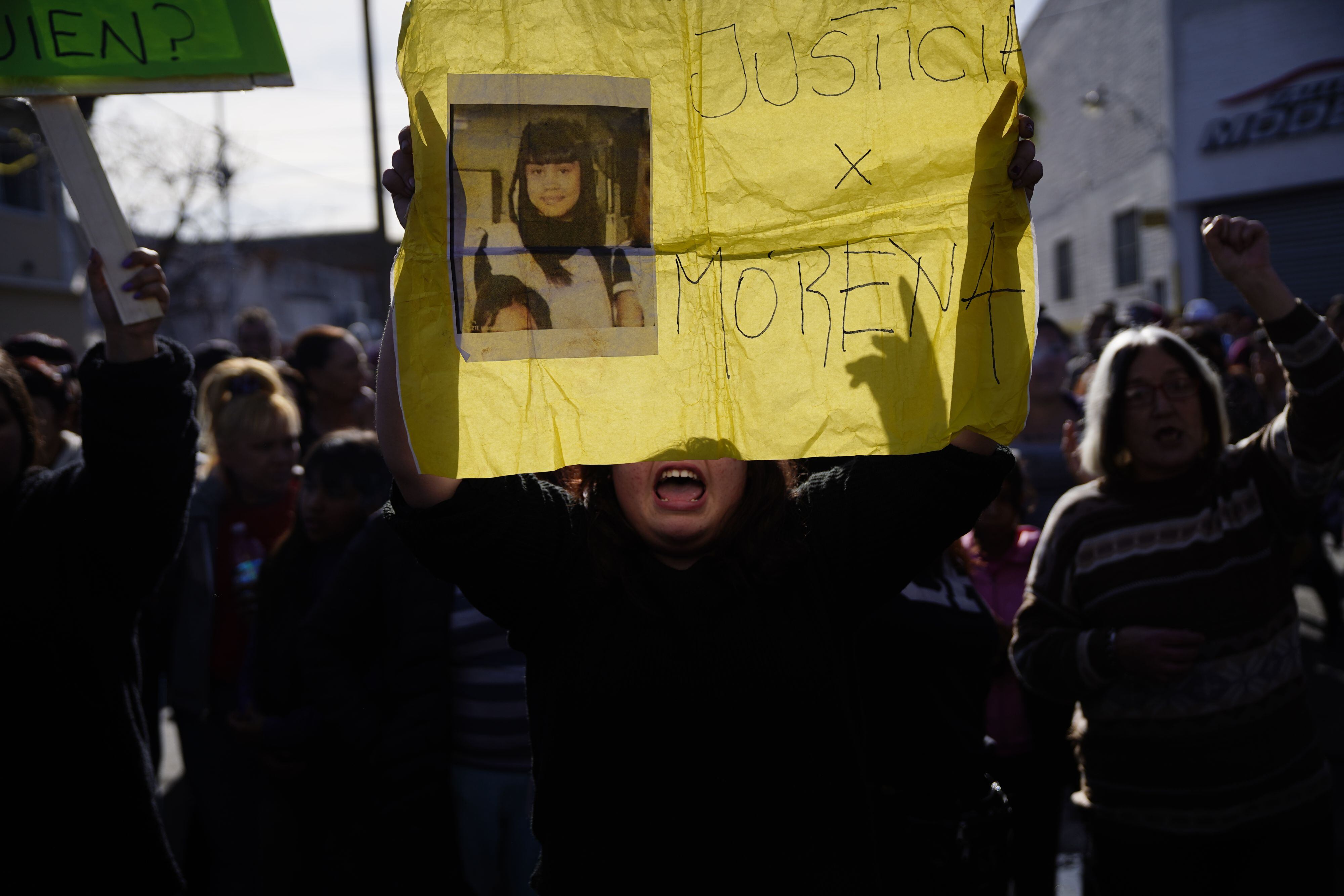 Incidentes y protestas en Lanus por el asesinato durante un robo Morena
Foto Clarín
Lanús