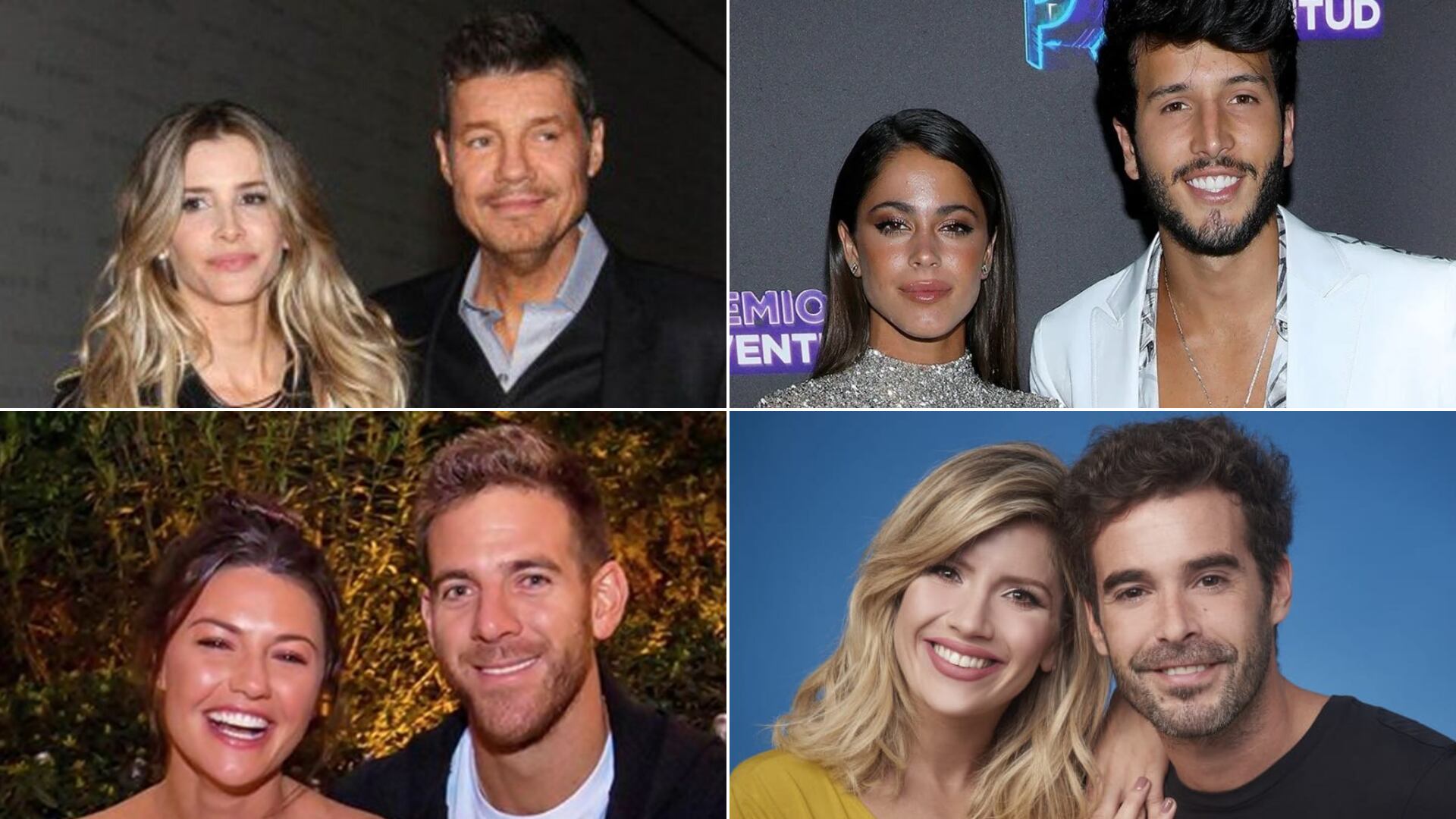 Valdés y Tinelli, Tini y Yatra, Jujuy y Del Potro y Laurita y Cabre, todas las parejas se separaron en cuarentena.