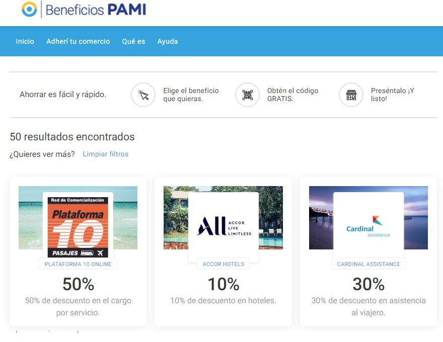 Beneficios para jubilados de PAMI en hoteles y viajes