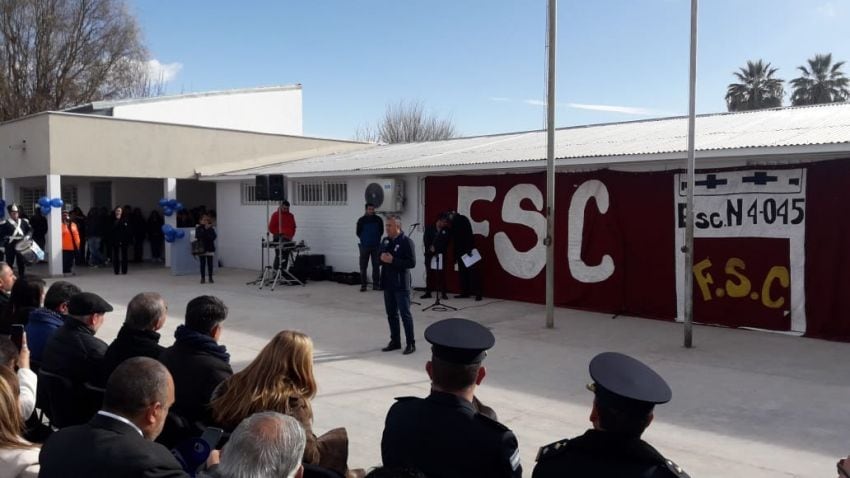 
Alfredo Cornejo durante la inauguración.  | Gentileza Infouco
   