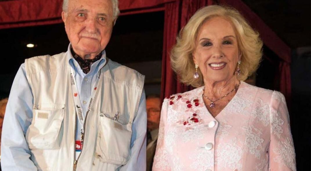 Mirtha Legrand y su hermano, el cineasta José Martínez Suárez (Archivo)