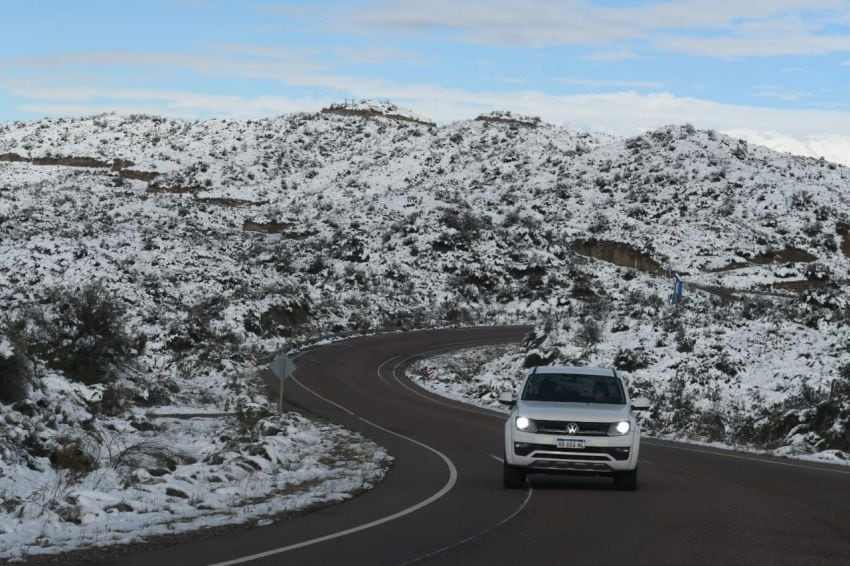 
Ruta 86 en Los Cerrillos, Tupungato.  | Claudio Gutiérrez / Los Andes
   