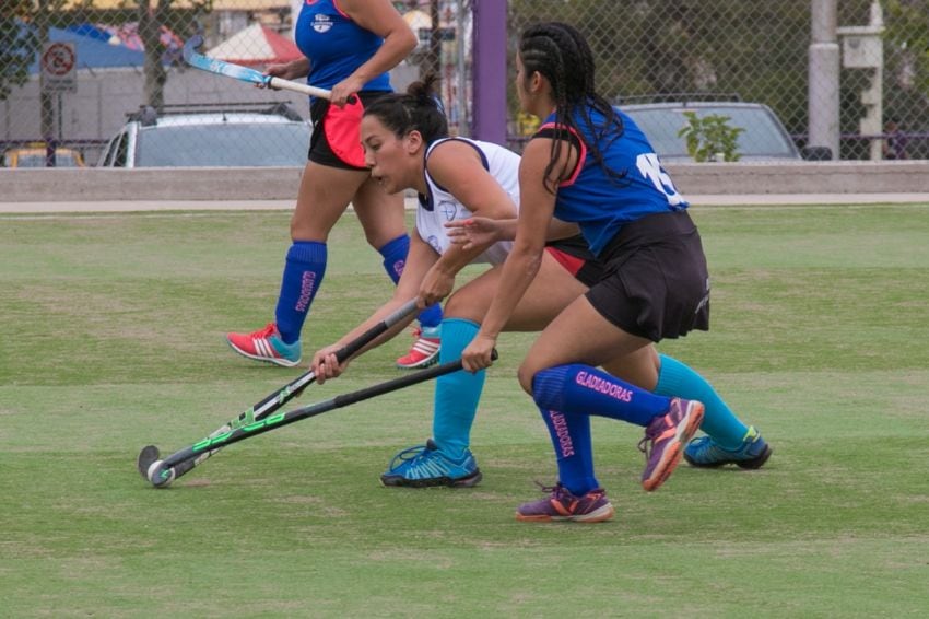 
Las esteñas fueron certeras e hicieron un buen hockey. | Gentileza / Germán Lledó
   