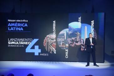 
Lanzamiento. Fue en actos simultáneos en 4 países de la región. | Gentileza / Nissan
   