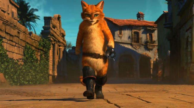 El Gato con Botas sale del universo Shrek.