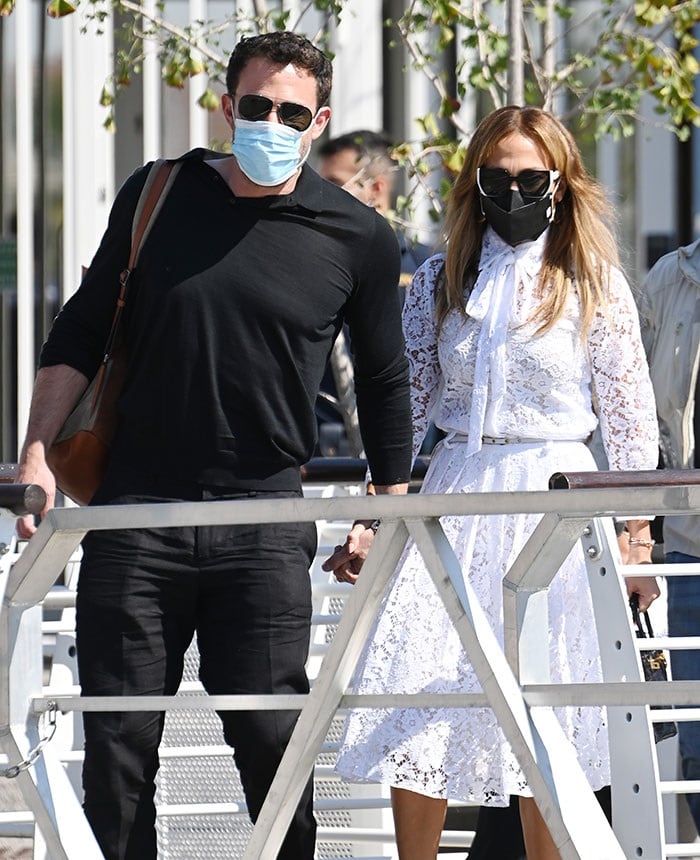 Jennifer Lopez y Ben Affleck llegaron a Venecia y revolucionaron el lugar