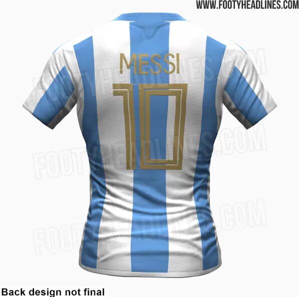 La posible nueva camiseta de la Selección Argentina