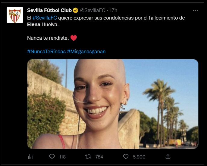 Dolor por la muerte de la joven influencer