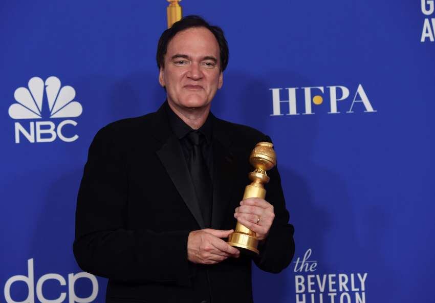 
Quentin Tarantino, ganador del premio al mejor guión por "Había una vez en Hollywod''. | AP
   