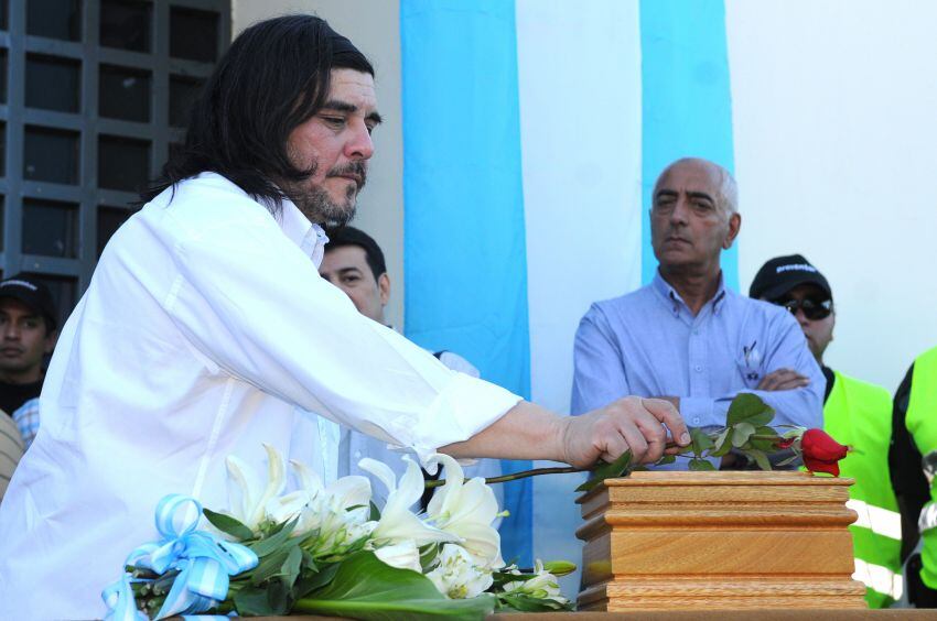 
    Fabián despidió a su madre en nuestra provincia. Foto: Archivo Los Andes
   