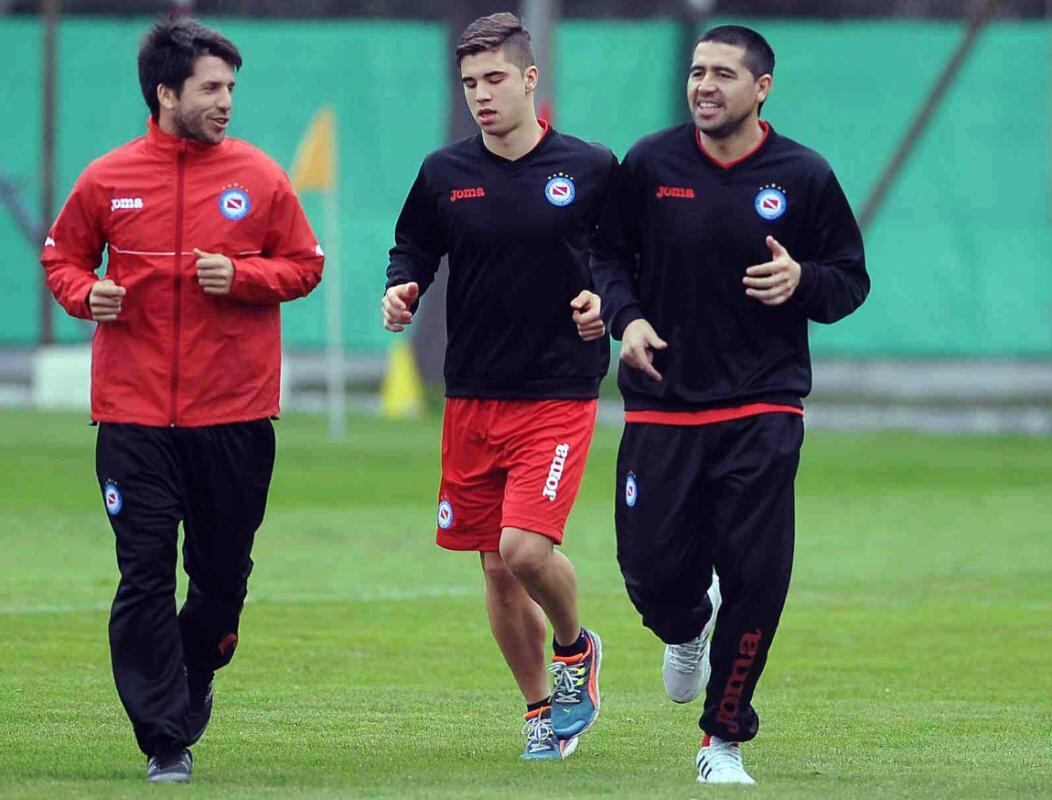 Riquelme ya se entrena con Argentinos Juniors