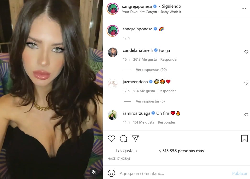 La China Suárez y un look precioso en España (Instagram) 