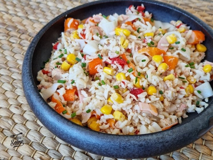 Ensalada de arroz.