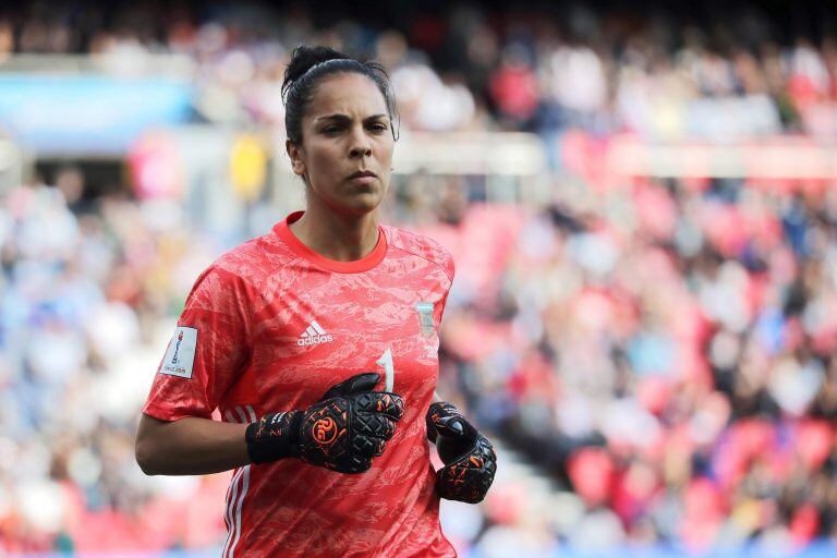 Vanina Correa, la arquera de la Selección Argentina. (EFE)