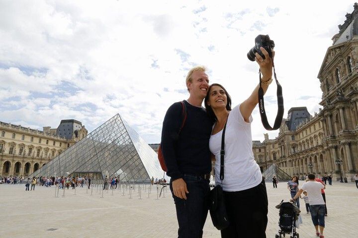 
Imperdible. Una selfie en el Louvre. Francia el mejor destino.
