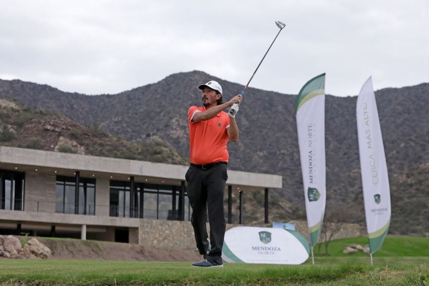 
    Carlos Arroyo, el desarrollador de Mendoza Norte, también participó del torneo.
   