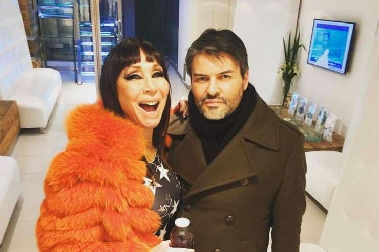 
    Junto a Moria, una de las mujeres de la televisión argentina que más admira. - Gentileza
   