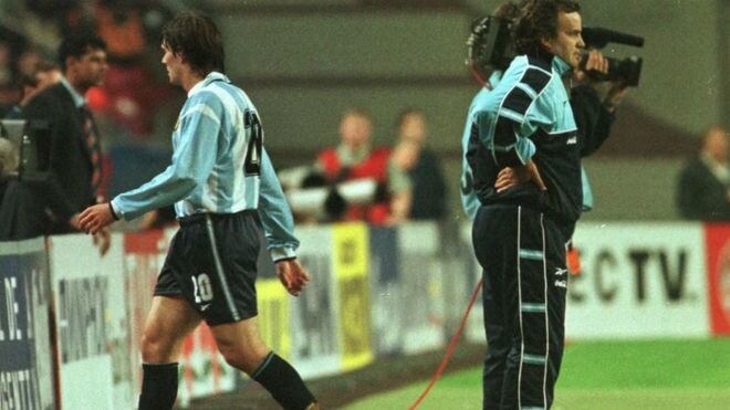 El DT Marcelo Bielsa durante su paso por la Selección Argentina. 