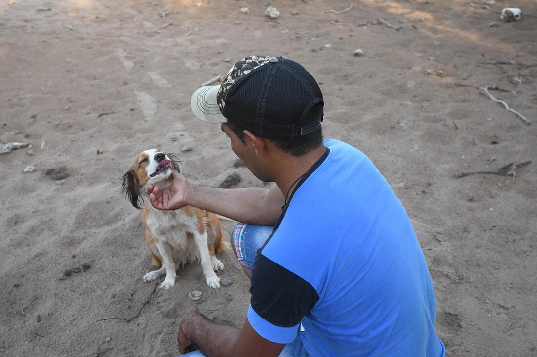 La sequía en campos del departamento de Lavalle, preocupa a los puesteros por la muerte de sus animales, al no haber pasto por la escases de lluvias en la zona. Foto José Gutierrez