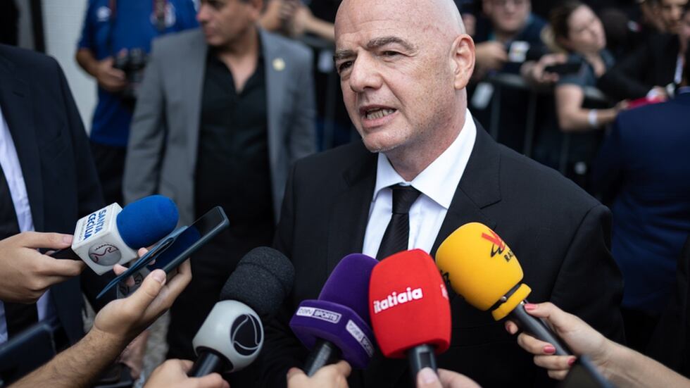 Gianni Infantino, presente en el velorio de Pelé