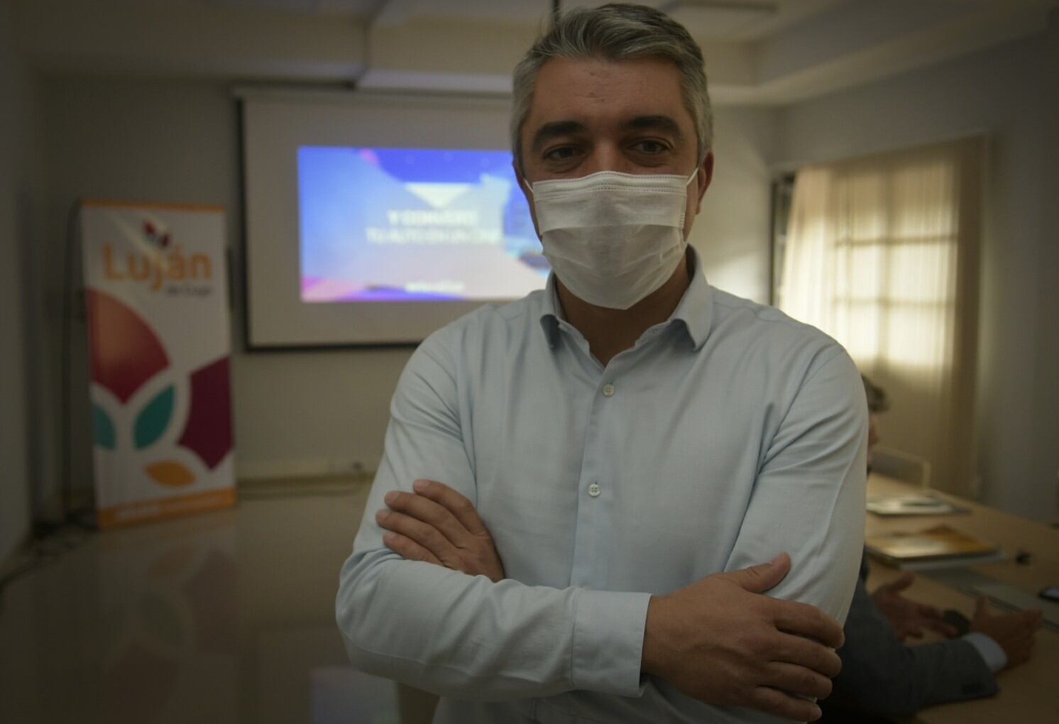 El intendente de Luján de Cuyo, Sebastián Bragagnolo. Foto: Orlando Pelichotti / Los Andes. 