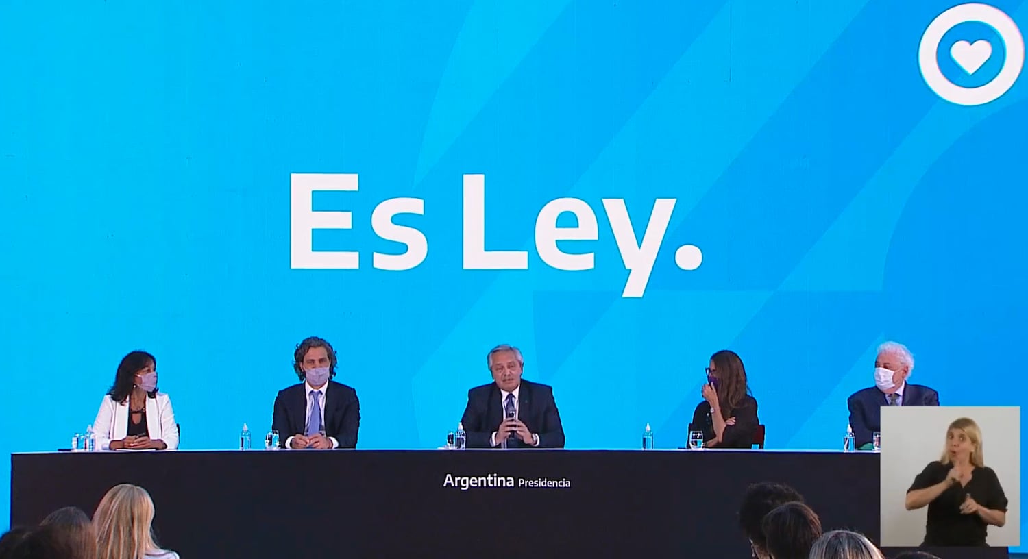 Hace dos semanas atrás, Alberto Fernández promulgaba la ley del aborto.