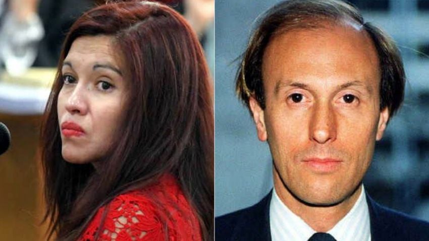 
    María Ortiz (izq.), lo denunció en mayo del año 2014. Gustavo Estrella (der.), acusado por desorden de conducta.
   