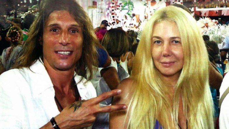 Mariana Nannis junto a Claudio Paul Caniggia (Foto: Archivo)