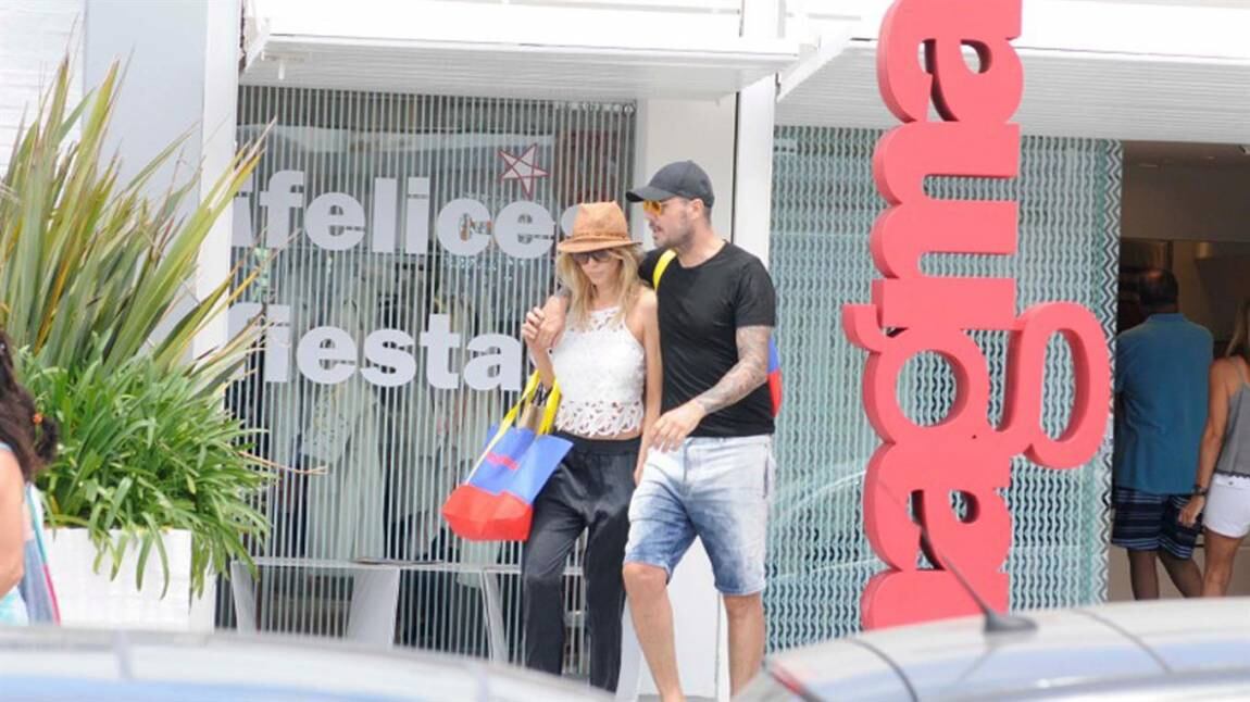 El día de compras de Marcelo Tinelli y Guillermina Valdez