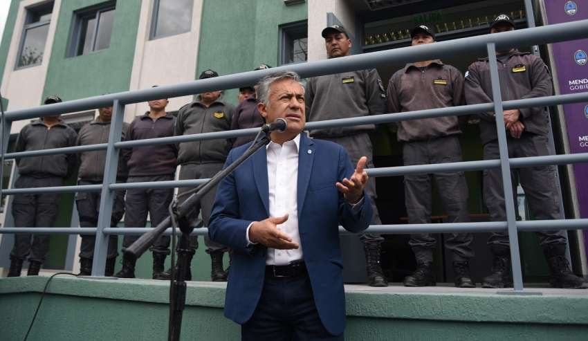 
Alfredo Cornejo en la inauguración.  | Gobierno de Mendoza
   