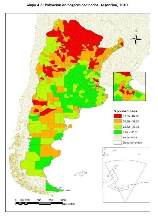 
“Población en hogares hacinados”
