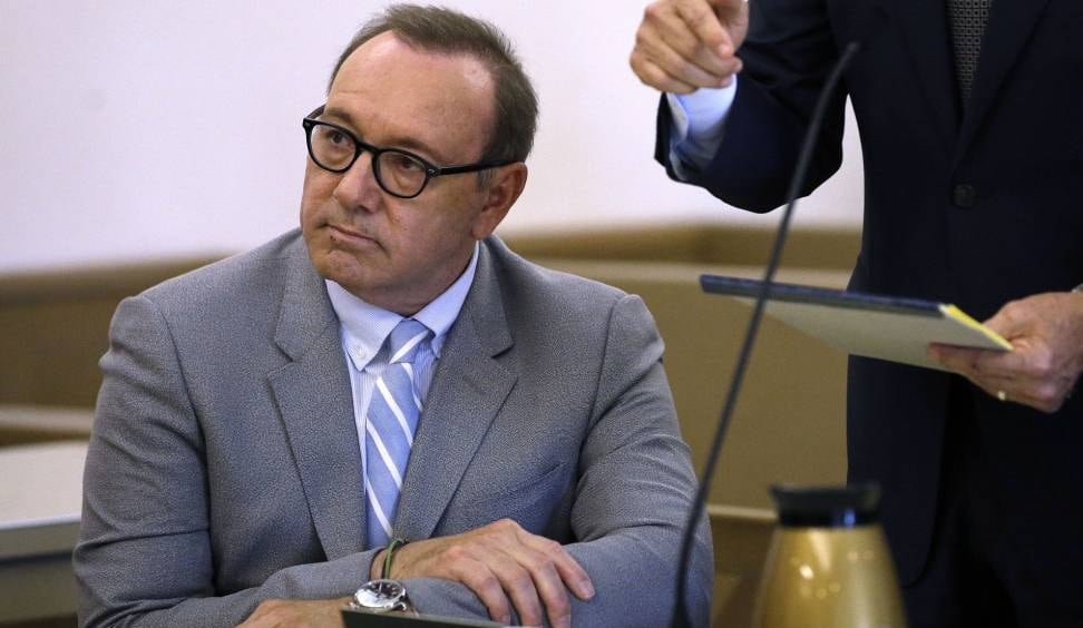 Kevin Spacey durante un juicio. Foto: Web