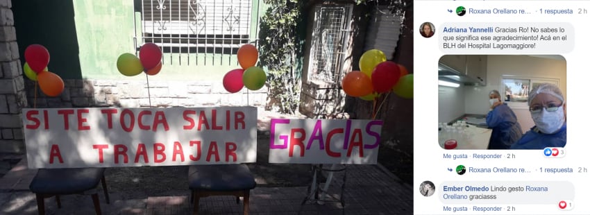 
    La publicación tuvo respuestas incluso desde los hospitales públicos de la provincia. Foto Facebook.
   