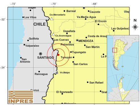 
Sismo reportado por Inpres
