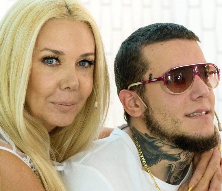 Alexander Caniggia y su mamá, Mariana Nannis (Foto: Instagram)