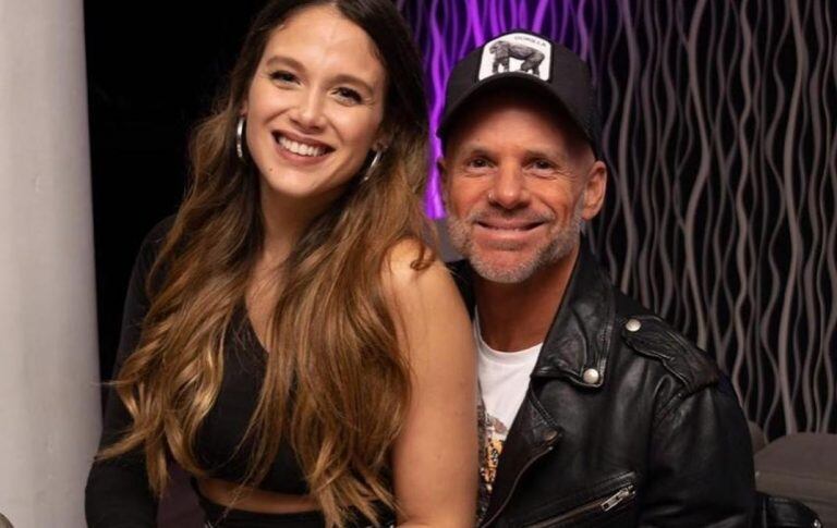  Alejandro Pucheta y su hija, Barbie Vélez