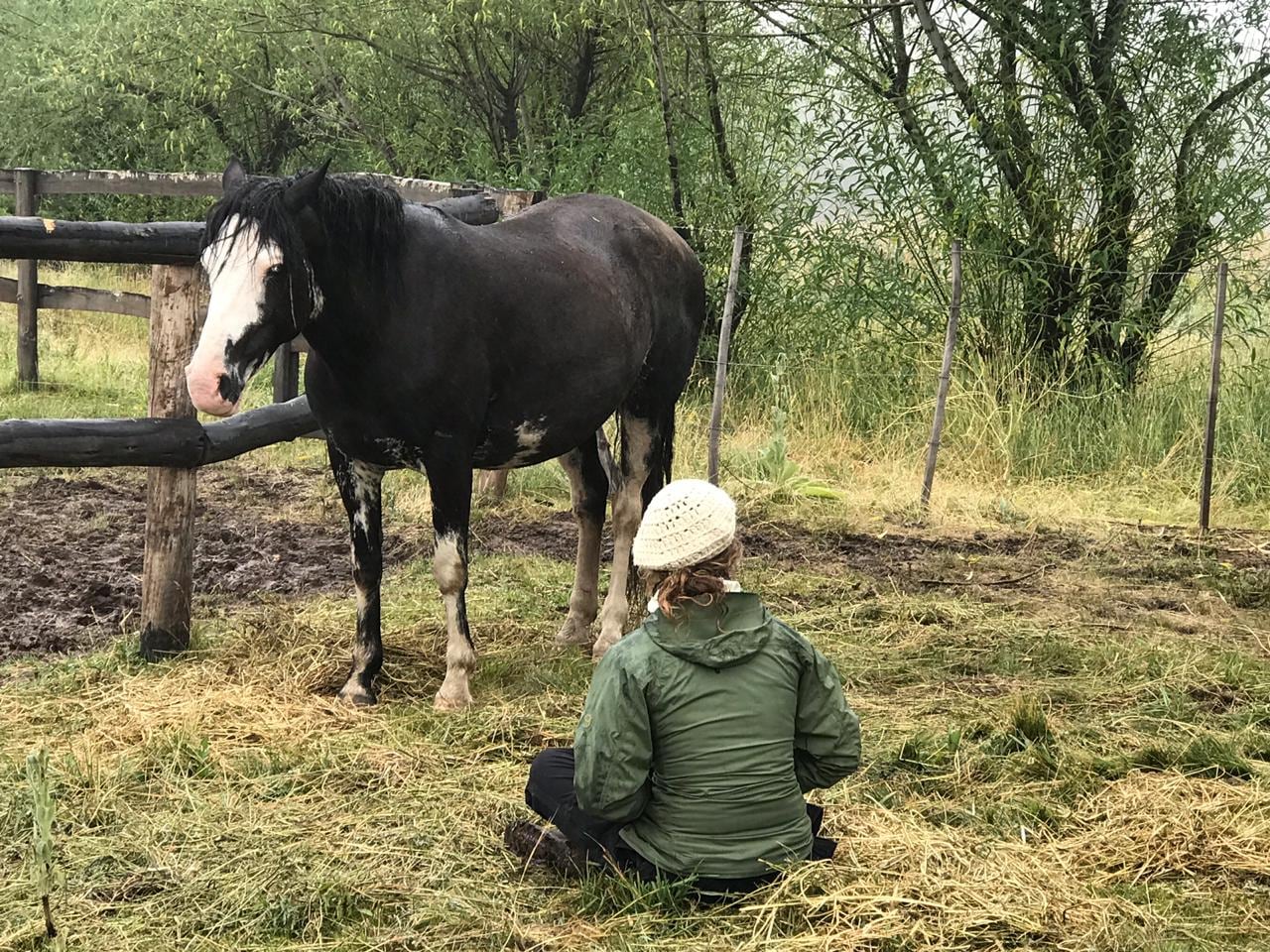 Caroline Wolfer en Estancia La Alejandra, Tupungato