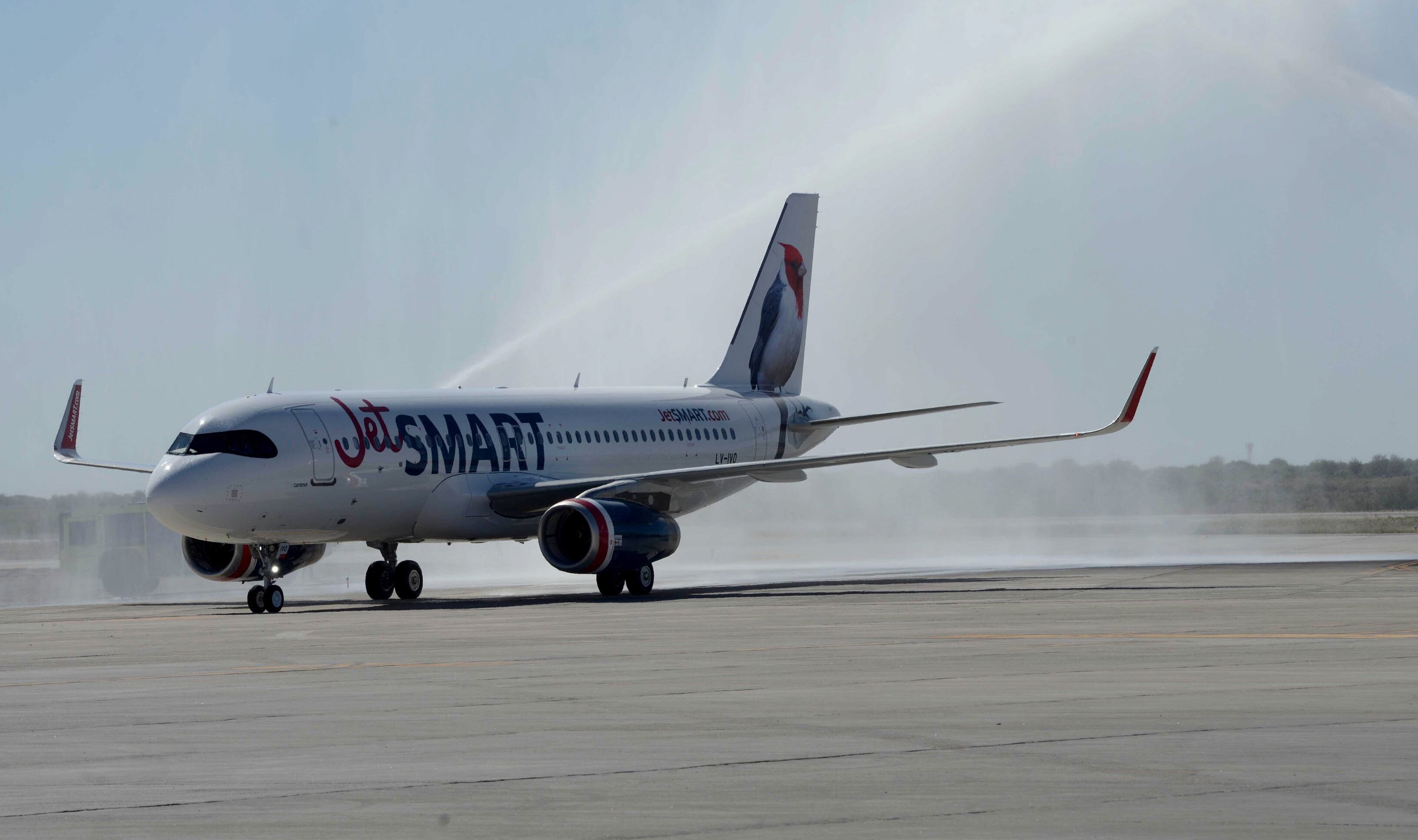 La low cost JetSmart, una de las que opera en Mendoza