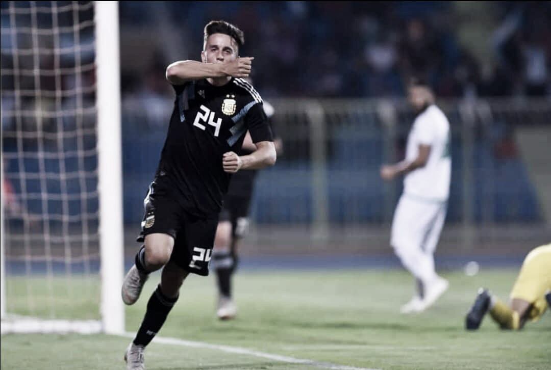 Franco Cervi en la Selección Argentina