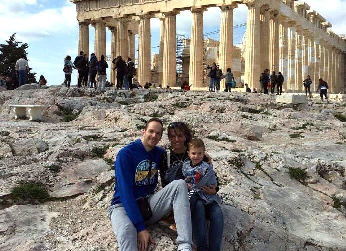 
En familia. Pepe junto a su esposa Alejandra y su hijo.  | Gentileza
   