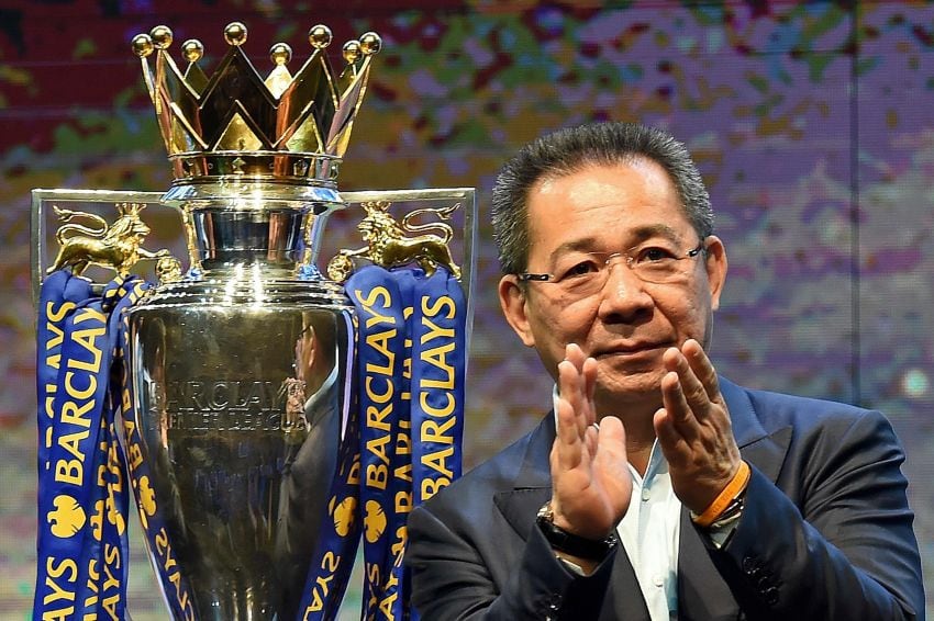 
    Preocupación por la vida de el tailandés Vichai Srivaddhanaprabha, presidente del Leicester/AFP
   