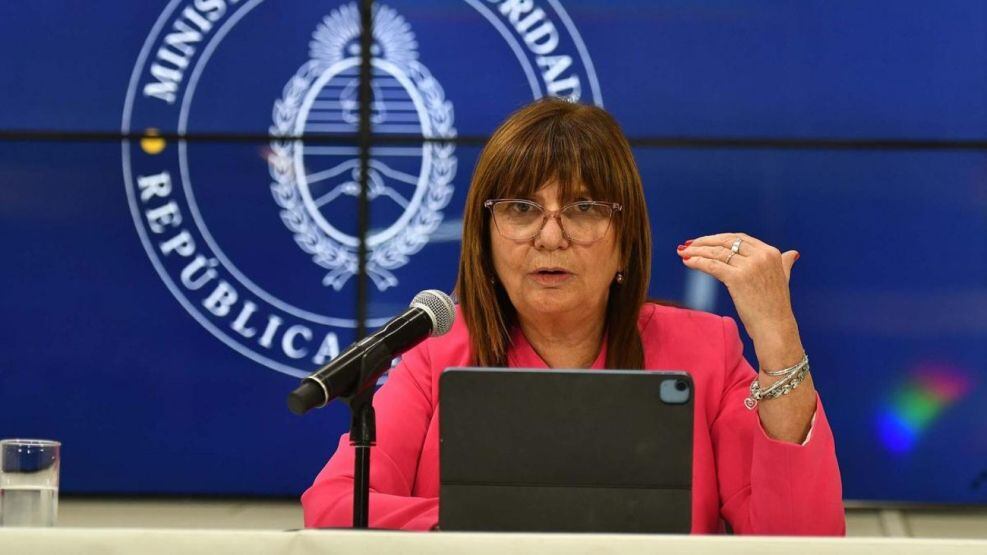 Patricia Bullrich echó hoy al número dos de su cartera, Vicente Ventura Barreiro. - Foto: Presidencia