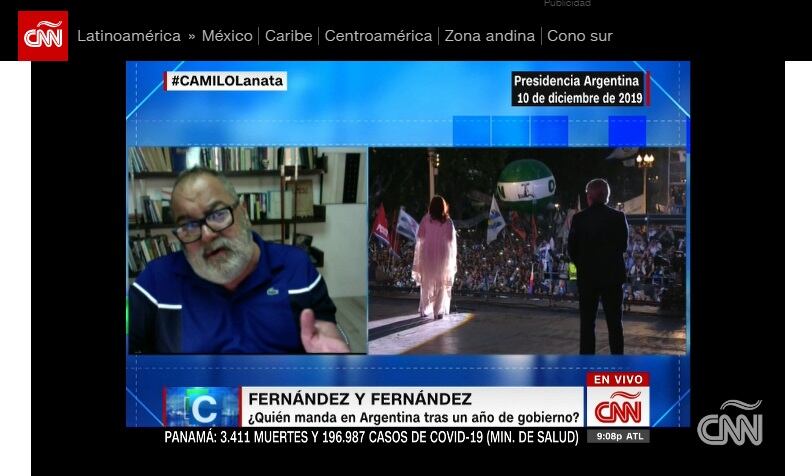 Jorge Lanata en CNN