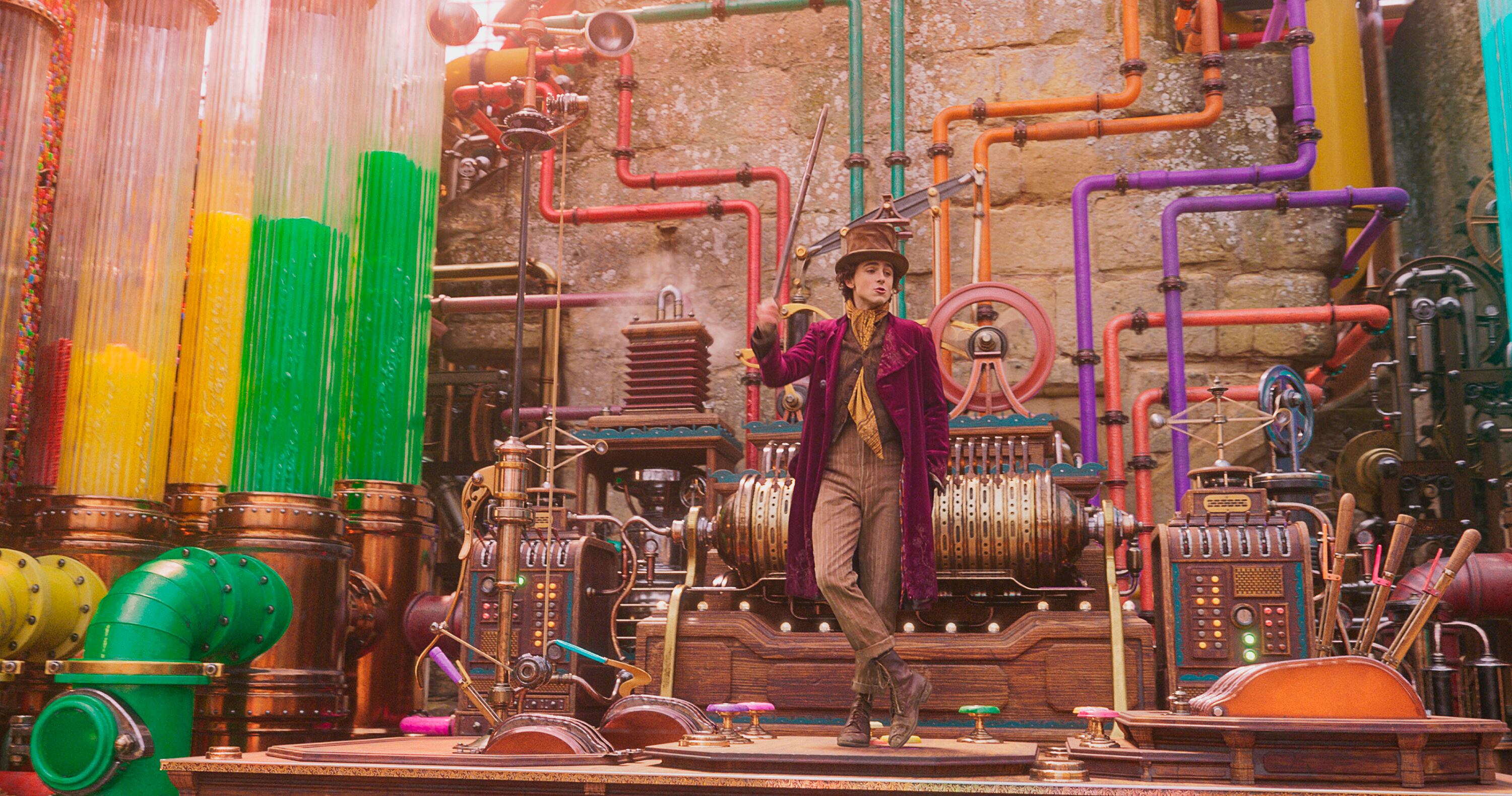 Una escena de la película "Wonka". Foto cortesía de Warner Bros. (Warner Bros. Pictures vía AP)