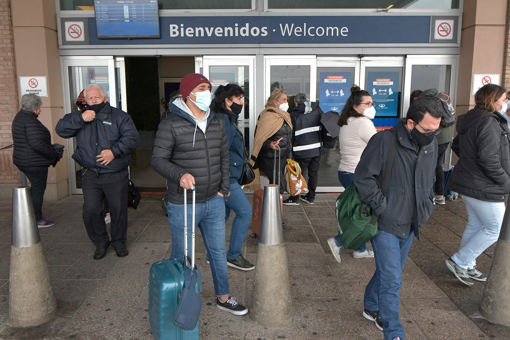 
El aeropuerto de Mendoza Francisco Gabrielli.
 Foto: Orlando Pelichotti