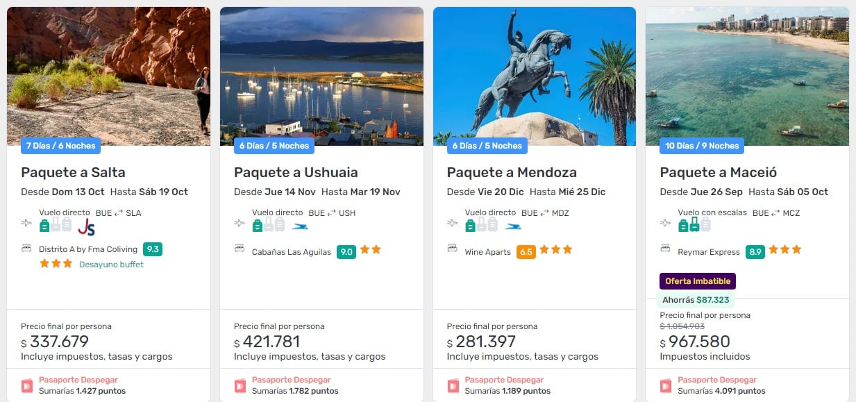 Despegar: descuentos Travel Sale 2024