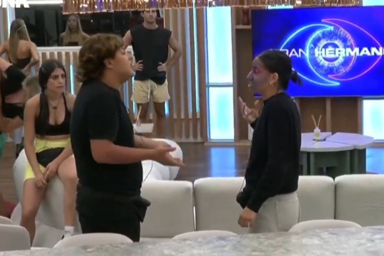 Lucía y Emmanuel protagonizaron una fuerte pelea en Gran Hermano